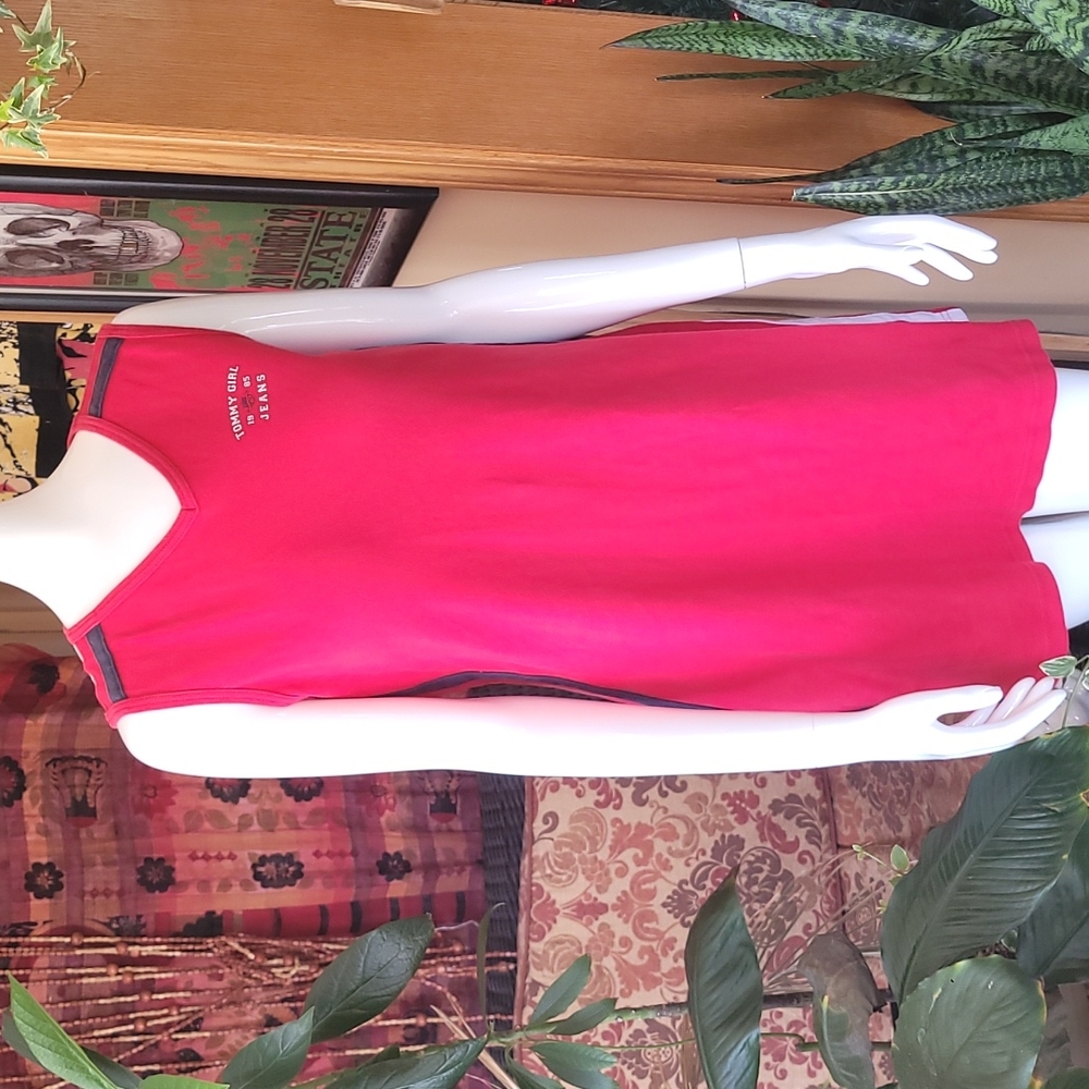Tommy girl jeans track sport dress in children's XL fits S-M adults
